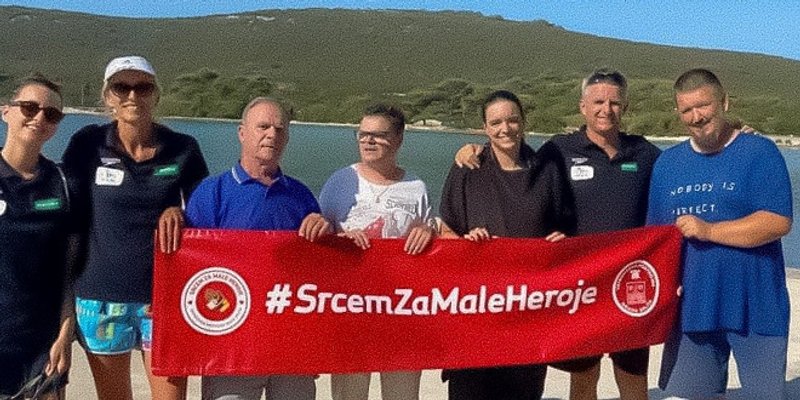 SRCEM ZA MALE HEROJE Dina Levačić plivala od Vira do Ista, poziva građane da se uključe u humanitarnu akciju