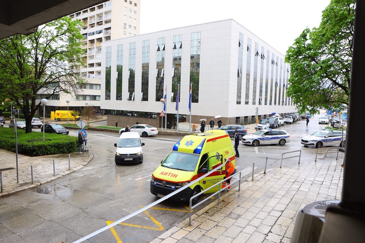 Pljačka banke u Splitu | foto: Bogdan Klarić