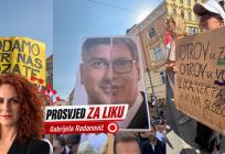 FOTOGALERIJA Pogledajte poruke s prosvjeda, Plenkovića usporedili s Vučićem