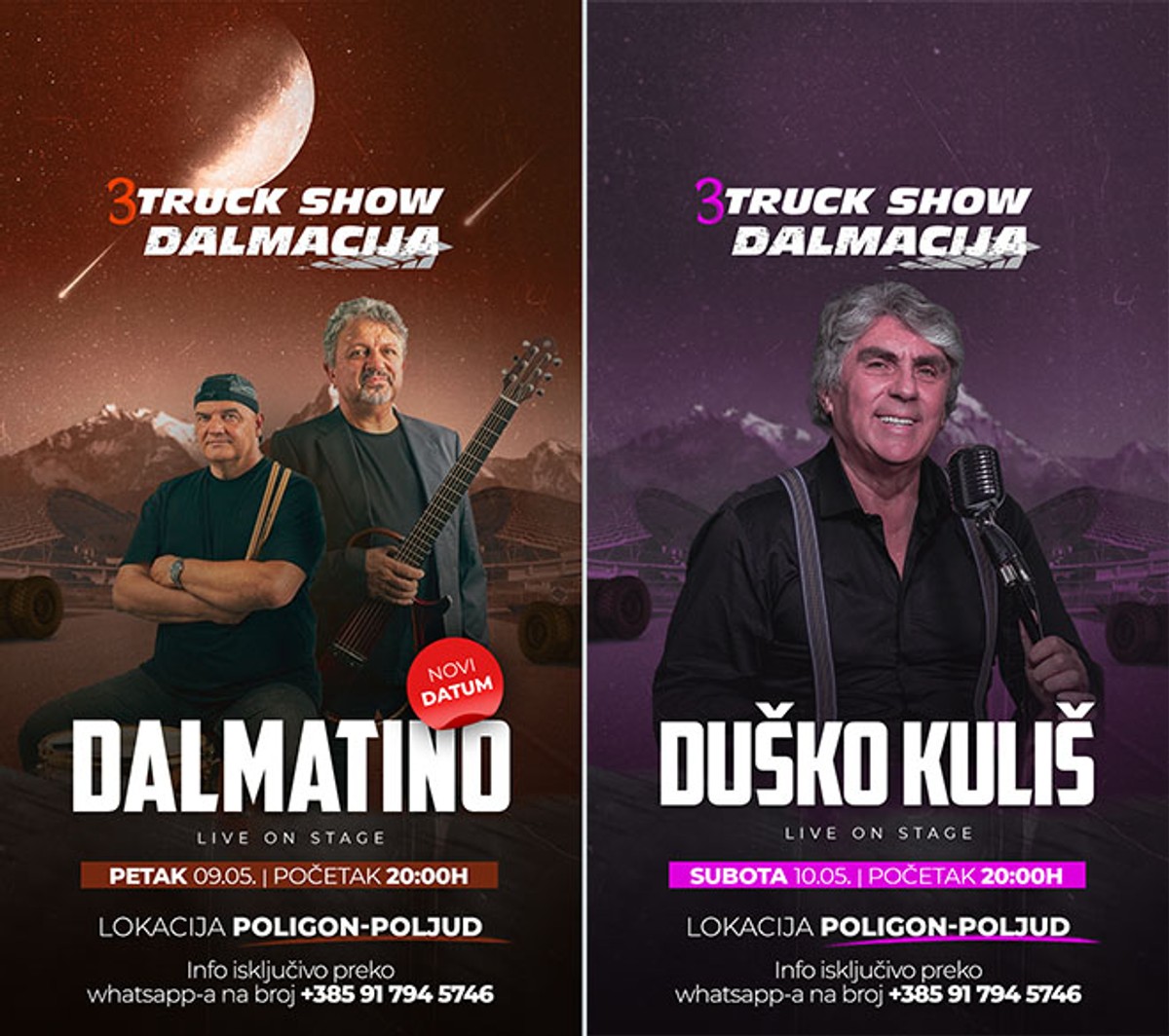 Truck Show Dalmacija 2025. zakazan za novi termin zbog dana žalosti