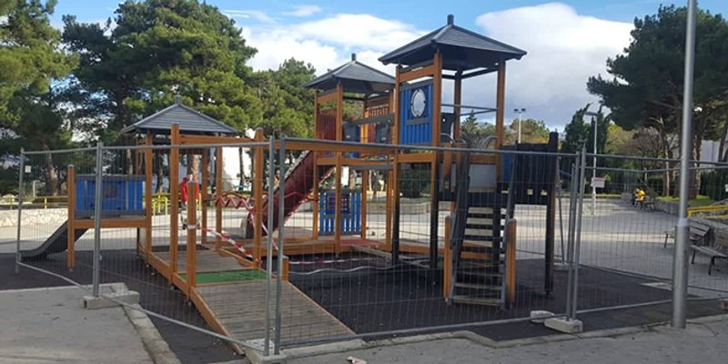 IGRALIŠTE NA KMANU ĆE OBNOVITI BANOVINA: Grad će svim zakonski raspoloživim sredstvima štititi svoju imovinu od vandala