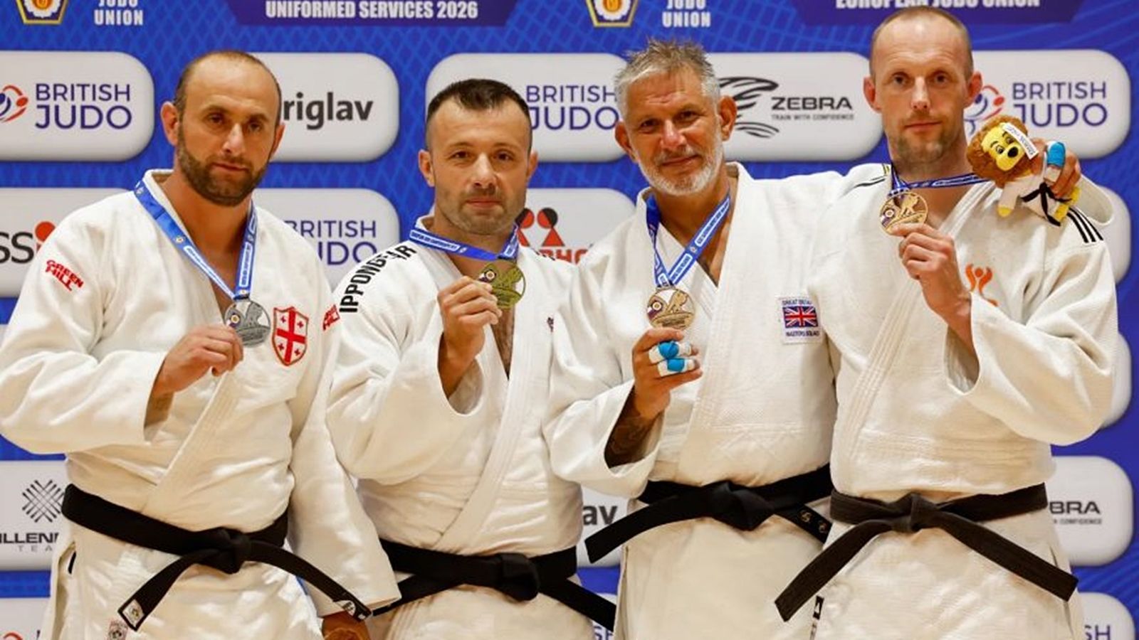 Pripadnici HV-a osvojili zlato i srebro na prvom Europskom prvenstvu u judu za uniformirane službe