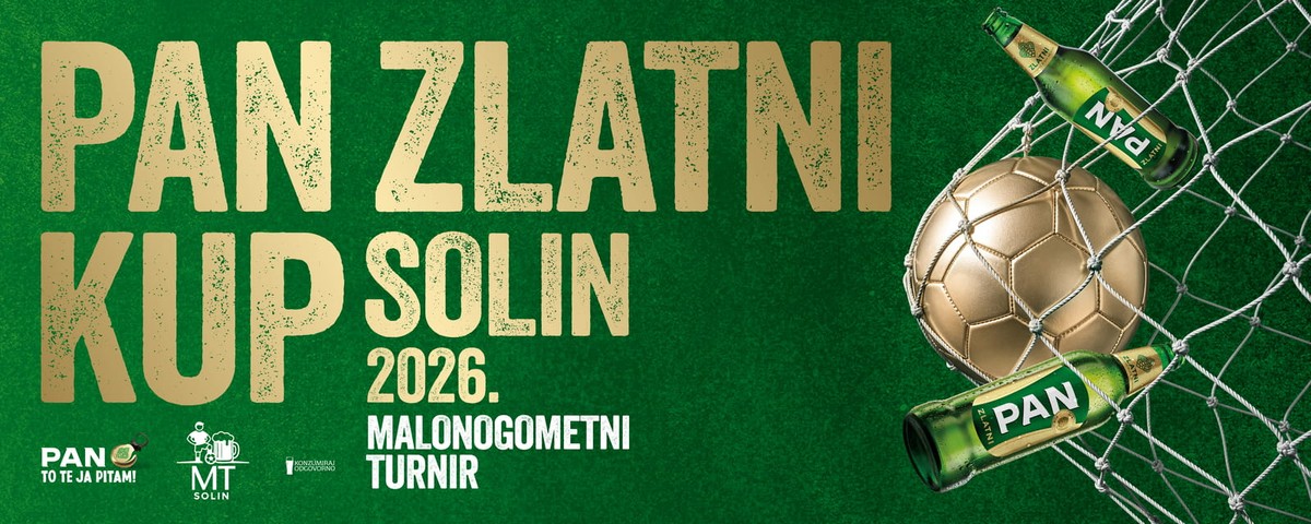 NOGOMET, EKIPA I LJETO Otvaraju se prijave za Pan Zlatni kup Solin 2026.