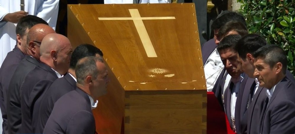 Sahrana pape Franje | foto: Screehshot Youtube