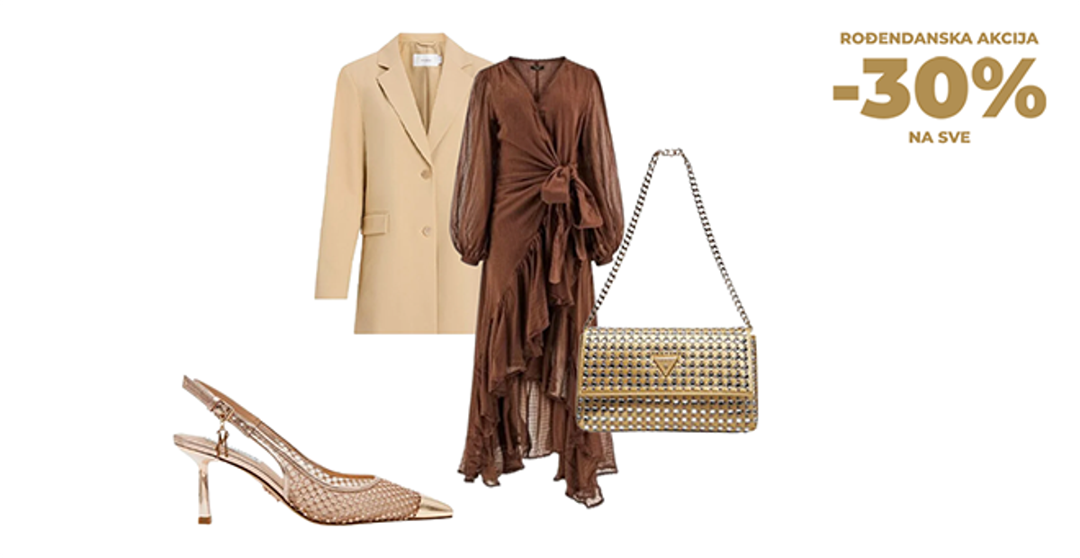Samo danas: 30% popusta na sve omiljene brendove - modna eksplozija u Fashion&Friends i Fashion Company trgovinama!
