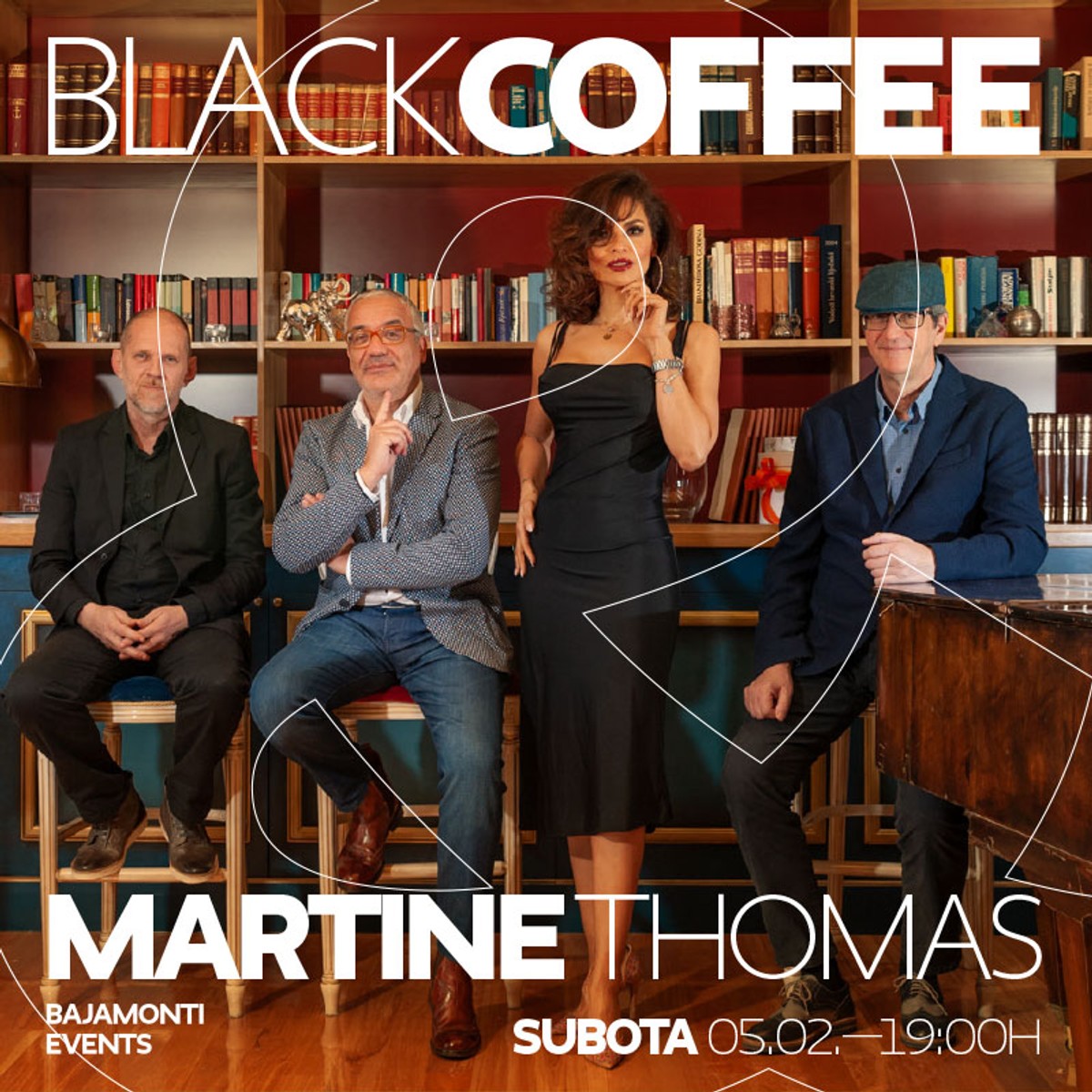 Veljača je jazzy - legendarni sastav Black Coffee & Martine Thomas ove subote na Bajamontijevoj pozornici
