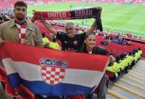 Hrvatska zastava na Old Traffordu, veznjaku Sabaha podršku daje zaručnica s obitelji