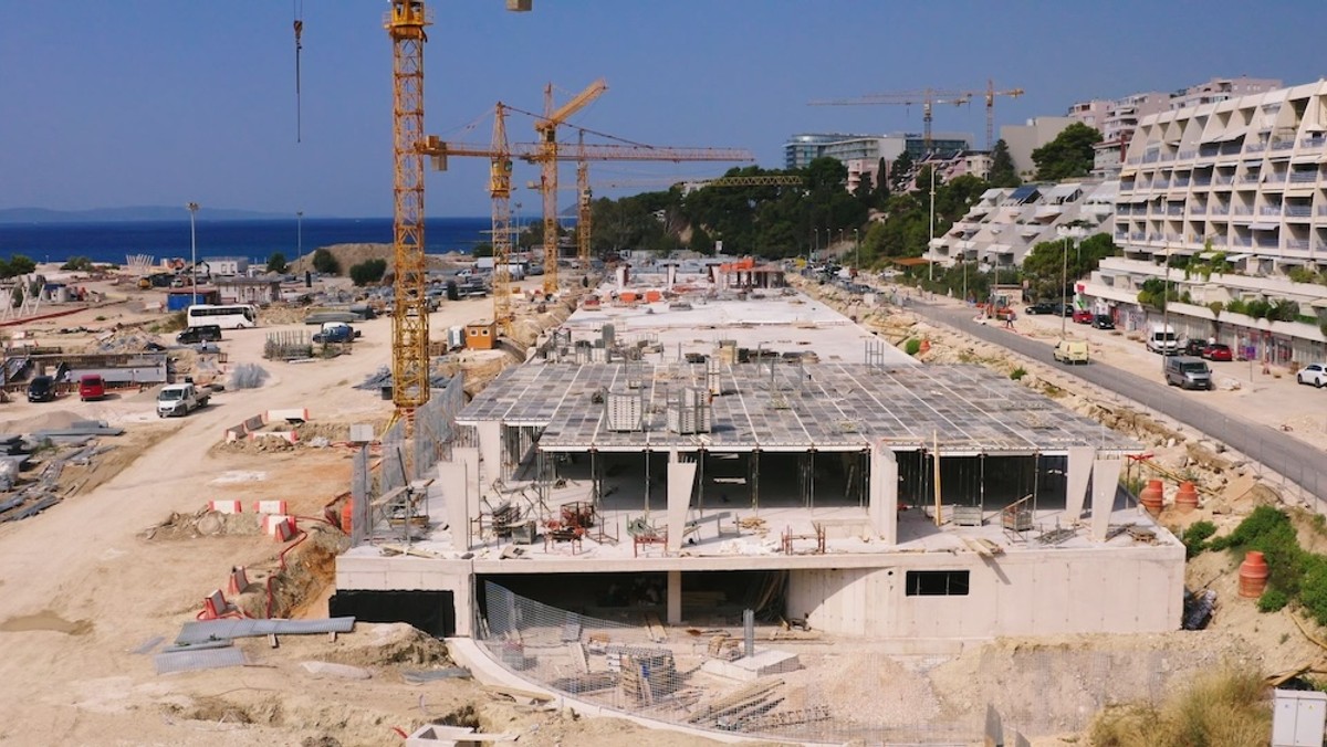 FOTO/VIDEO: Pola godine od početka radova sve se jasnije vidi budući izgled Žnjana