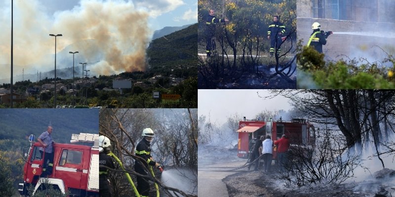 VIDEO: Planulo u Kaštel Sućurcu, vatra je došla do kuća