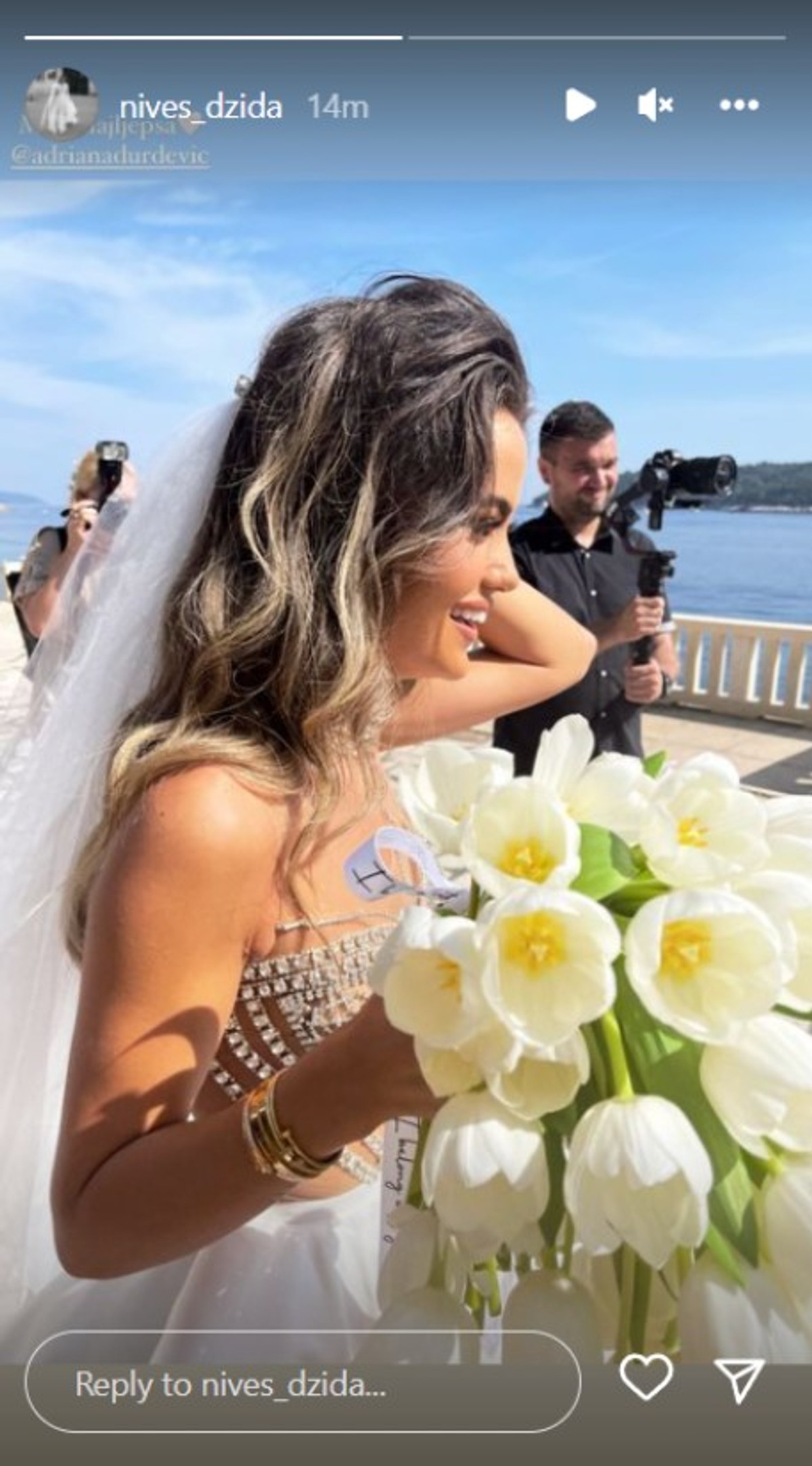 Duje Ćaleta-Car i Adriana crkveno su se vjenčali