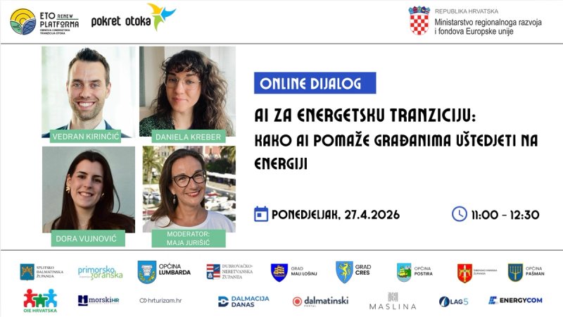 Besplatno predavanje 'Kako AI pomaže građanima uštedjeti na energiji'