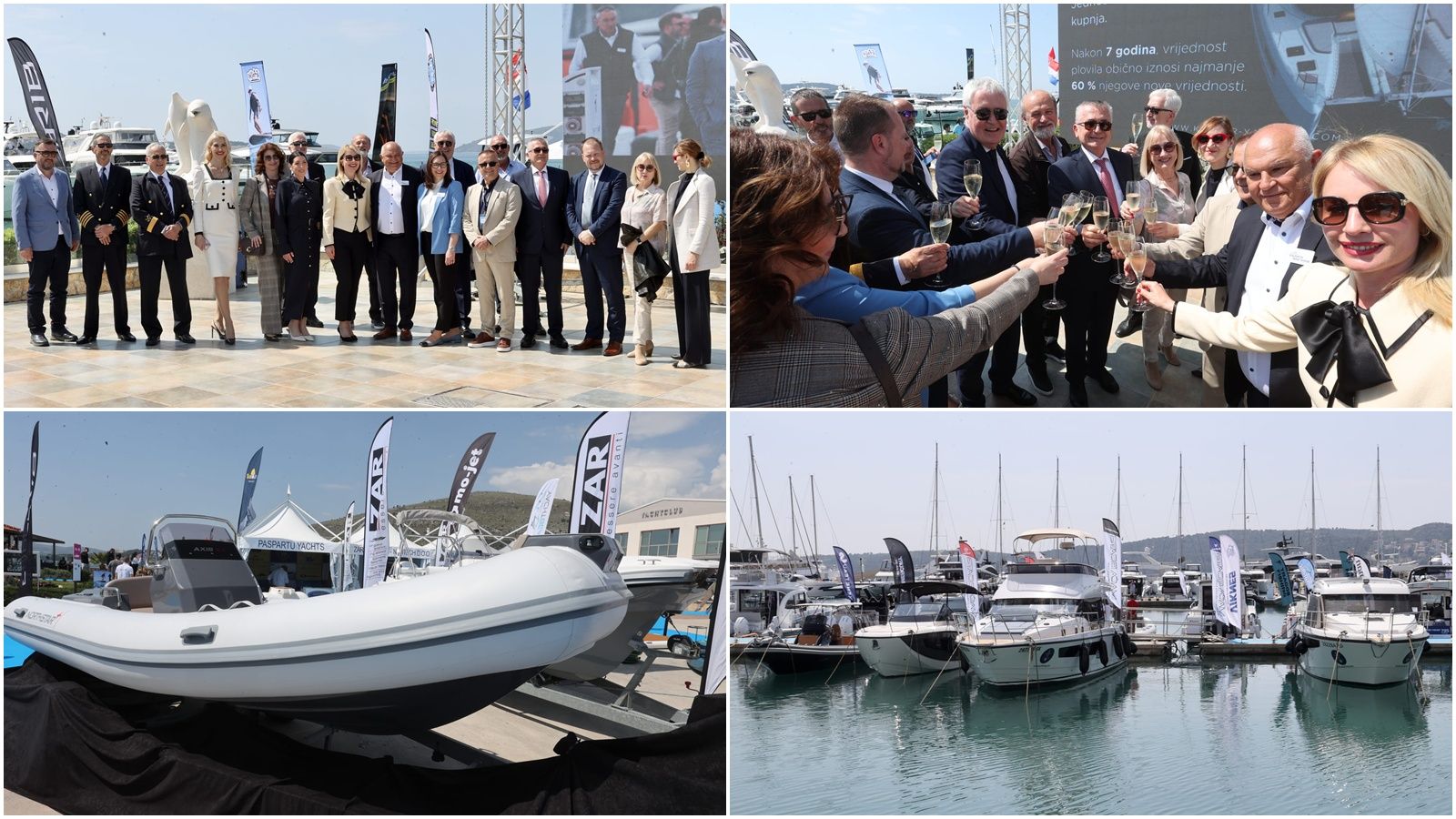 FOTOGALERIJA Više od 200 plovila, uključujući luksuzne jahte, na Dalmatia Boat Showu