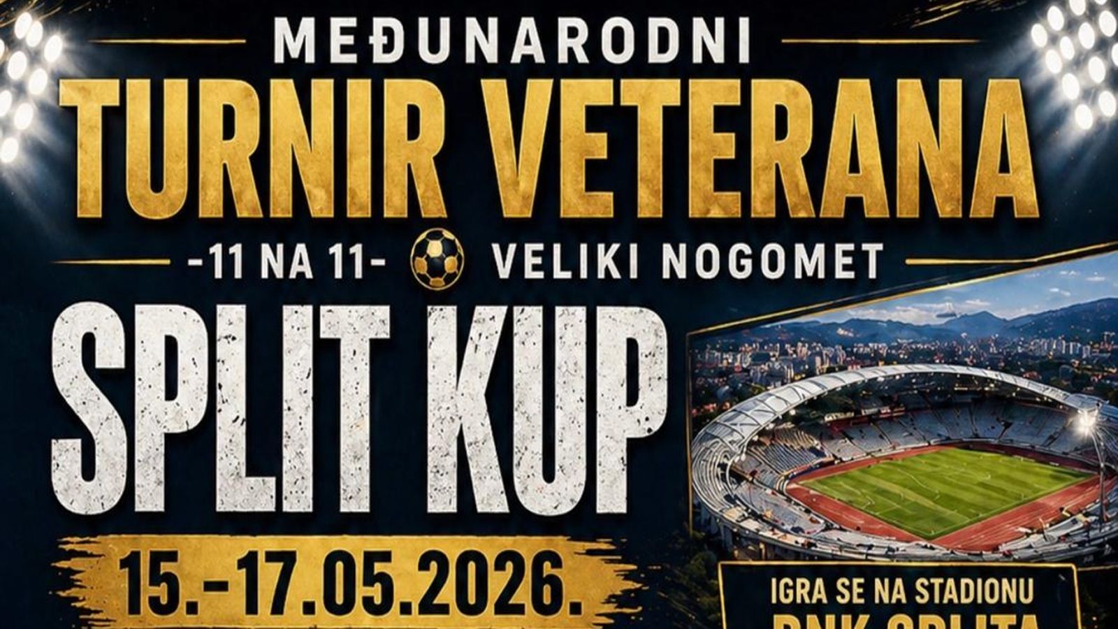 Od petka do nedjelje Split je domaćin veteranskog turnira, nastupit će i Hajduk