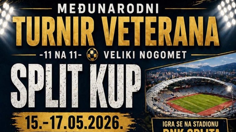 Od petka do nedjelje Split je domaćin veteranskog turnira, nastupit će i Hajduk