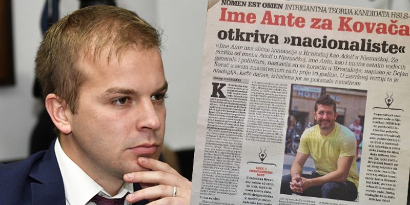 Pauk: Moj prvorođenac nosit će ponosno ime Ante u čast i slavu velikom Anti P. iz 1939. godine