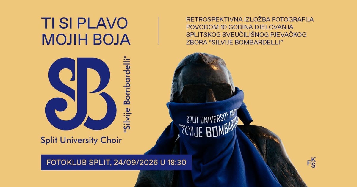 Slavljenička izložba 'Ti si plavo mojih boja' u Fotoklubu Split