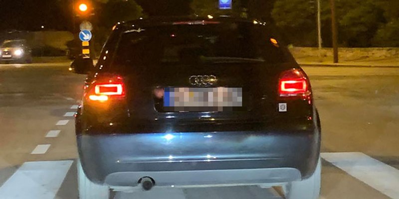 ZANIMLJIVA REGISTRACIJA NA SPLITSKIM ULICAMA Baš nas zanima kako će policajci reagirati ako ga zaustave...