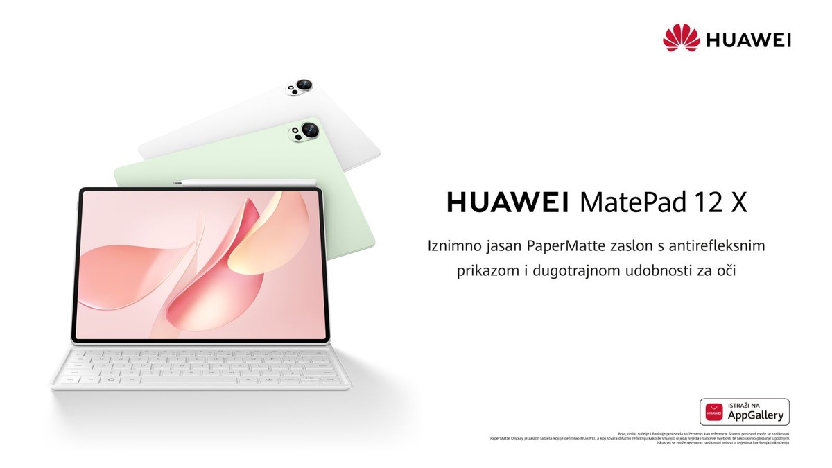 HUAWEI MatePad 12 X stigao u Hrvatsku: Tablet koji pisanje pretvara u iskustvo poput pravog papira