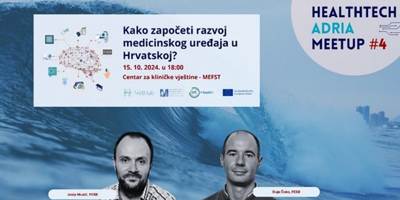 IDUĆEG UTORKA Četvrto izdanje Healthtech Adria Meetupa