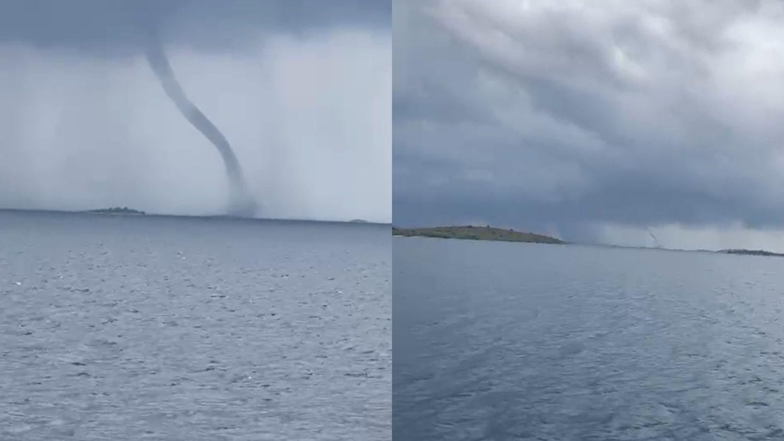 VIDEO Snimljena pijavica na moru između Dugog otoka i Kornata