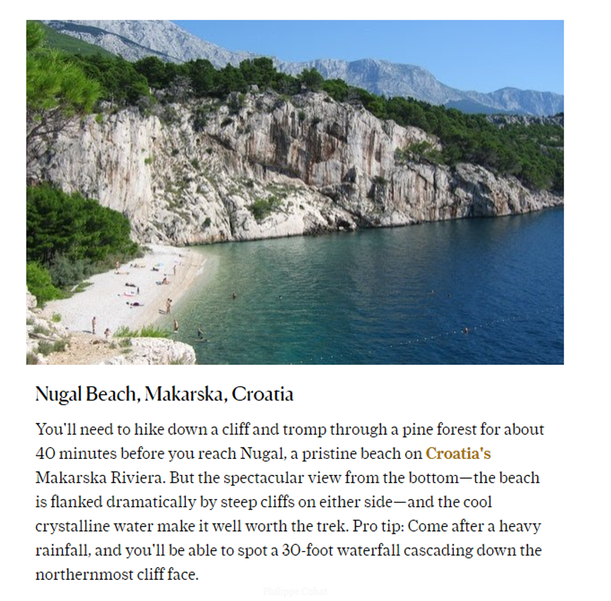 Hrvatske plaže Nugal i Zlatni rat uvrštene među najljepše europske plaže 