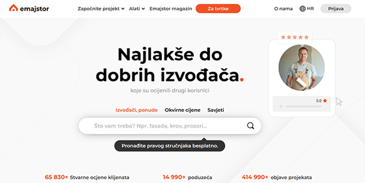 Zašto je Emajstor postao prvi izbor pri traženju majstora?
