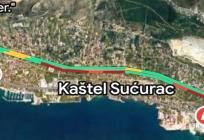 Velika gužva kroz Kaštela