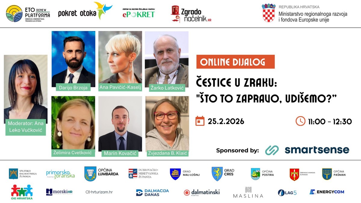 BESPLATNO PREDAVANJE 'Čestice u zraku - što to zapravo, udišemo?'