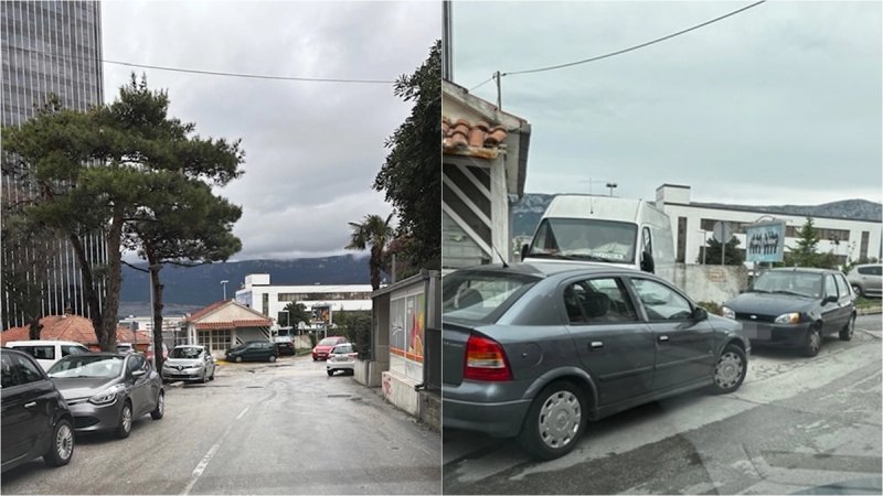 NI KAZNE NE POMAŽU Na ovom izlazu iz kvarta vozači riskiraju sudar zbog nepropisno parkiranih automobila