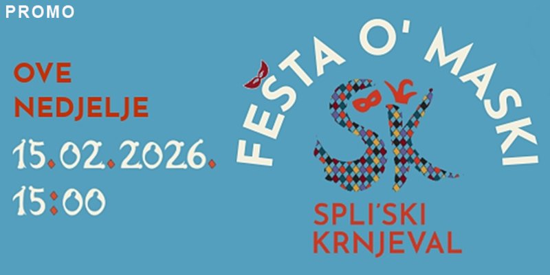 Nedjeljna fešta o' maski: Velika krnjevalska povorka na Zapadnoj obali i bogat program na Prokurativama