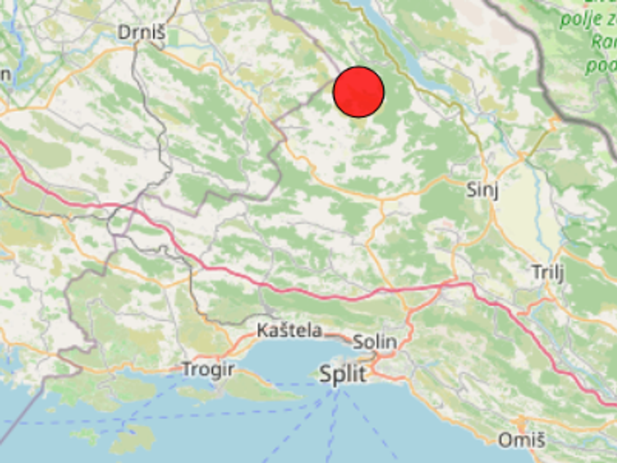 Potres na splitskom području