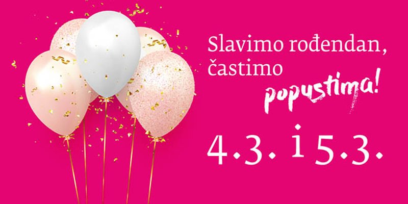 SEDMI ROĐENDAN CENTRA MALL OF SPLIT 'Počasti se popustima i uživaj u najboljoj zabavi u gradu!'