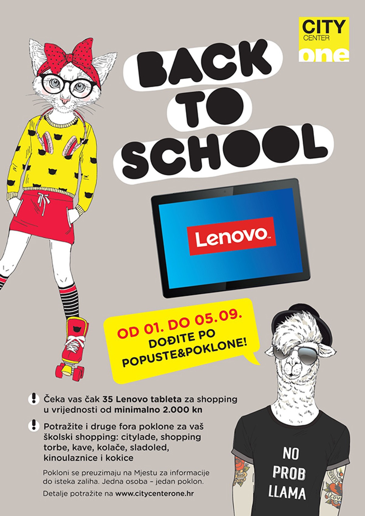 City Center one nagrađuje: opremite svoje školarce i preuzmite poklone
