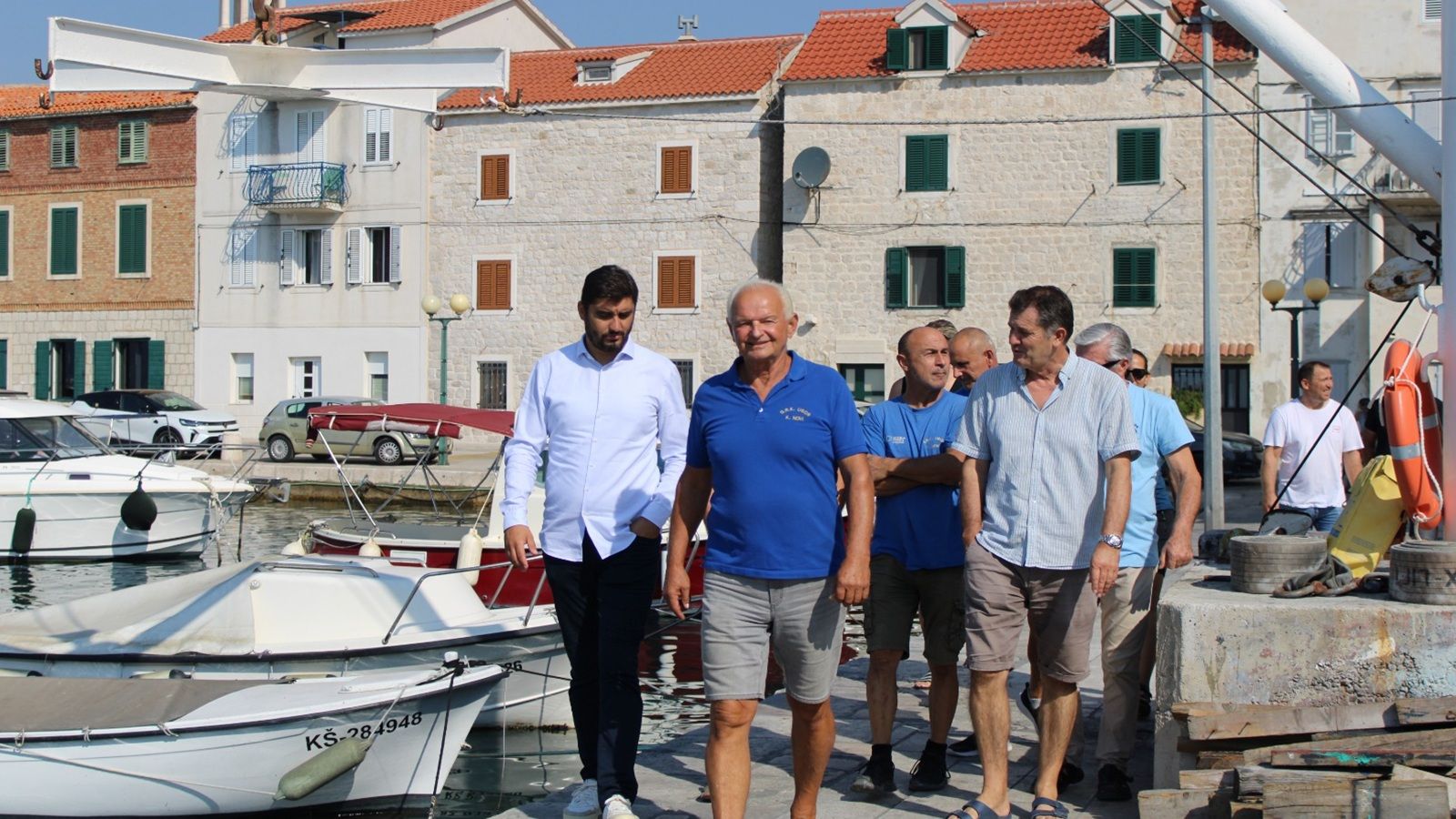 Dožupan Čogelja i predsjednik Uprave Plovputa Udovičić posjetili SRK Ugor u Kaštel Novom