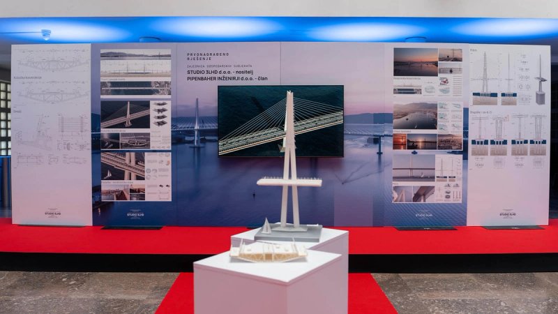 Izložba rješenja mosta preko Kaštelanskog zaljeva otvorena za građane