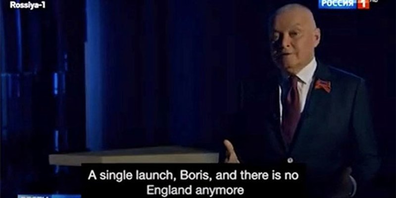 Ruski TV voditelj zaprijetio uništavanjem Engleske