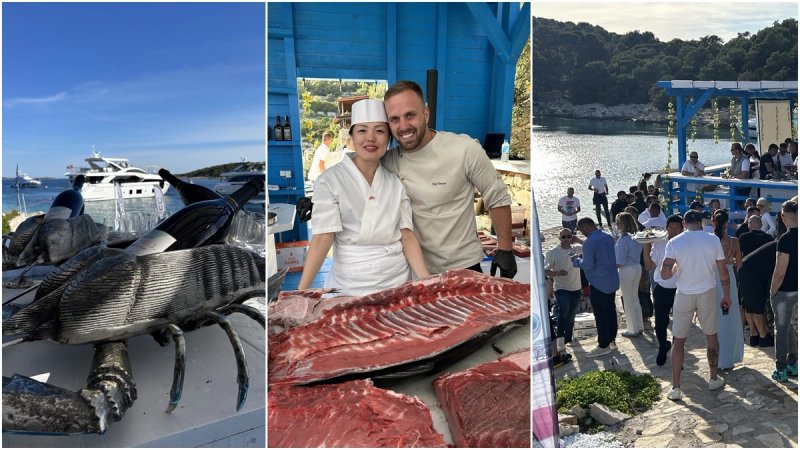 FOTO/VIDEO Chef Enrico doveo je ženu iz najslavnijeg sushi restorana na svijetu u Dalmaciju