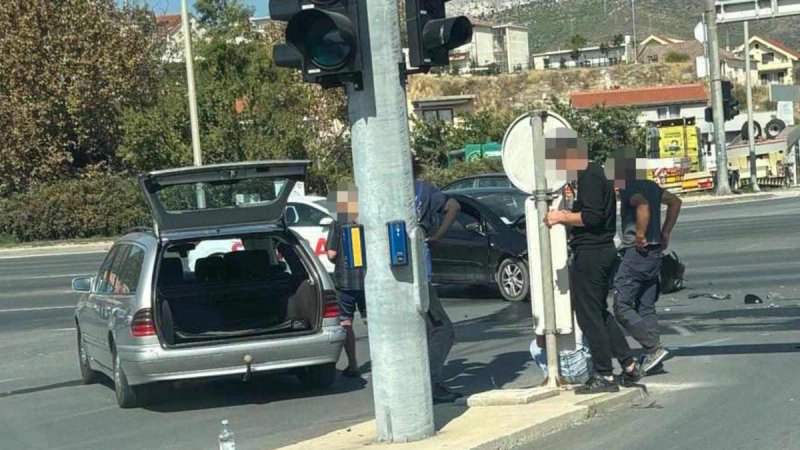 Sudar na križanju za TTTS: Stvaraju se gužve, policija na terenu
