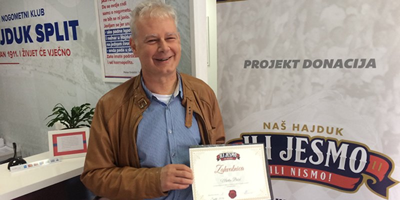 Marin Brbić donacijom podržao projekt 'Ili jesmo ili nismo', ali na ...