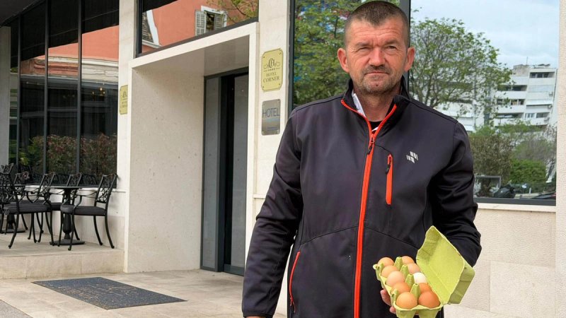 VIDEO: Zdravko u Splitu dijeli domaća jaja, evo gdje ga možete pronaći