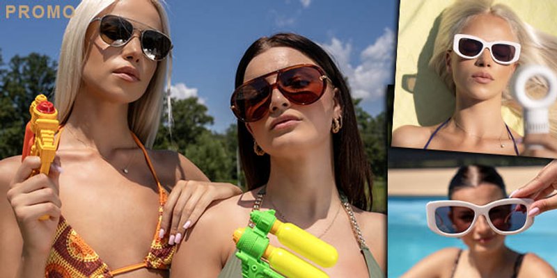 Optika Anda donosi savršene modele sunčanih naočala idealne za ljetnu zabavu i opuštanje - na kopnu ili moru
