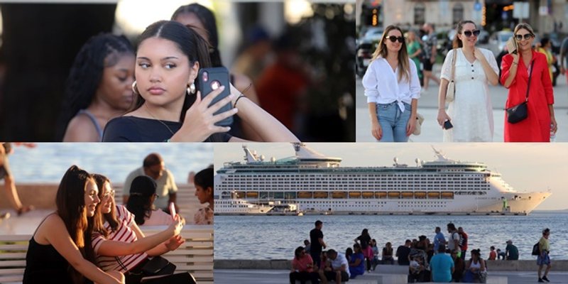 FOTOGALERIJA S RIVE Ljepotice, turisti, kruzer i - otpad