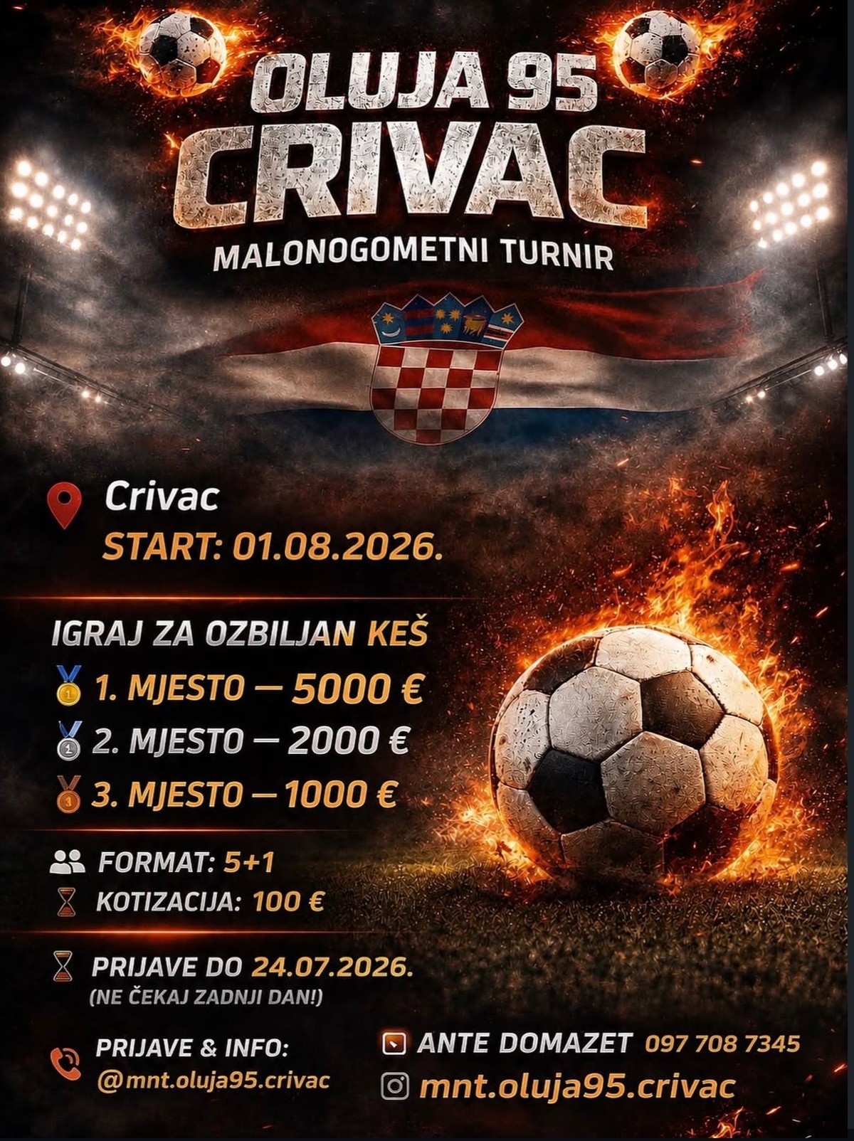 Crivac ponovno postaje središte malog nogometa: Počinje turnir 'Oluja 95'