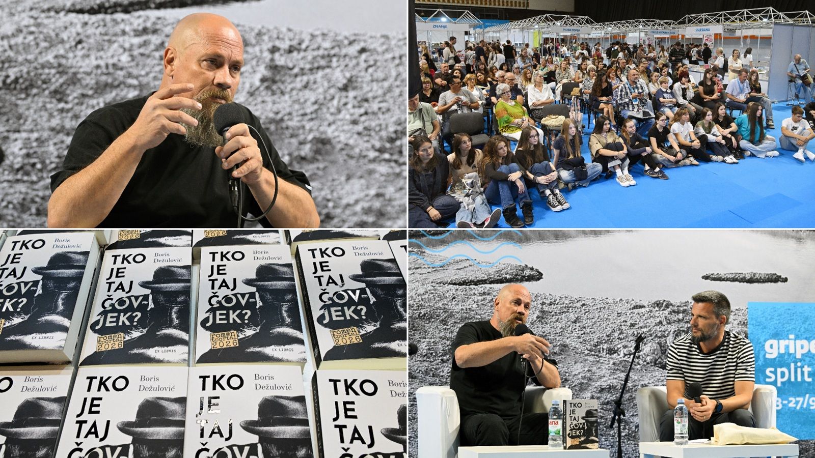 FOTO: Na MFK-u predstavljen Dežulovićev roman 'Tko je taj čovjek?'