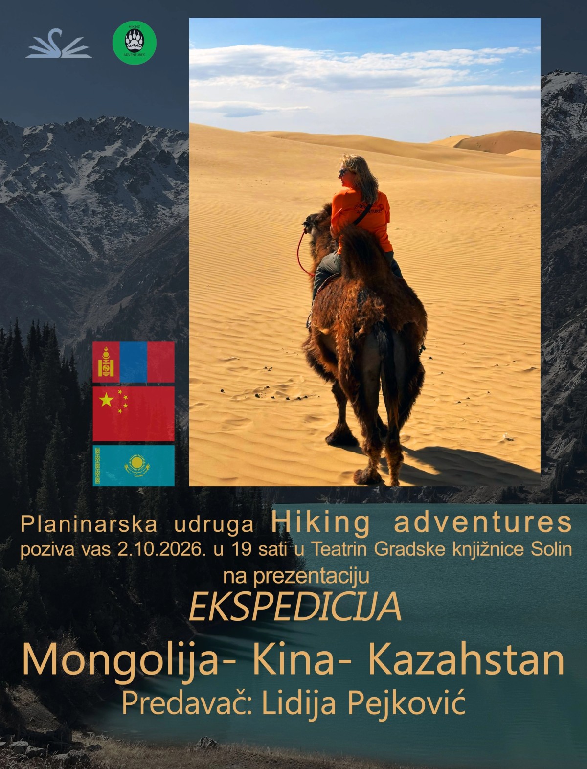 Od Mongolije do Kazahstana: Lidija Pejković donosi priče s putovanja kroz Aziju