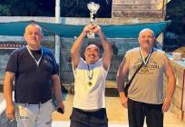 FOTOGALERIJA Leonard Marić, Dinko Marić i Ante Ponoš pobjednici 1. Varoškog boćarskog turnira 'Vukšić 2026'