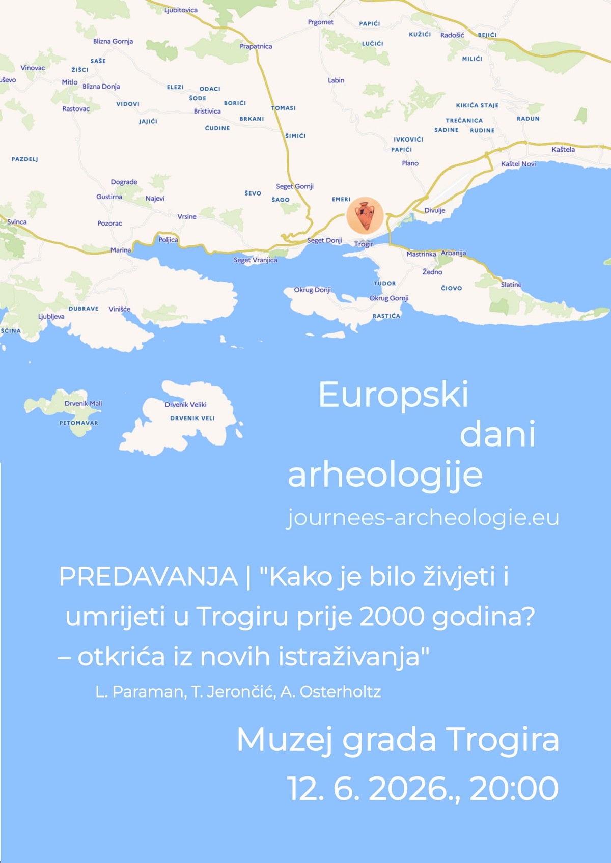 Kako je bilo živjeti i umrijeti u Trogiru prije 2000 godina? Otkrijte 12. lipnja u Muzeju grada Trogira