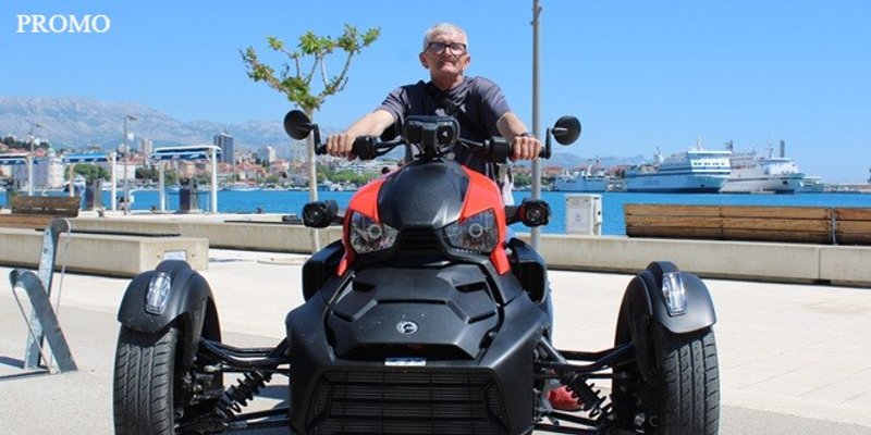 RYKER: Futurističko vozilo na tri kotača ovih dana je na splitskim lokacijama