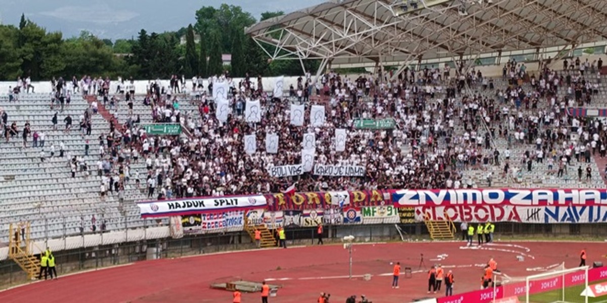 VIDEO: Brutalna poruka Torcide igračima Hajduka