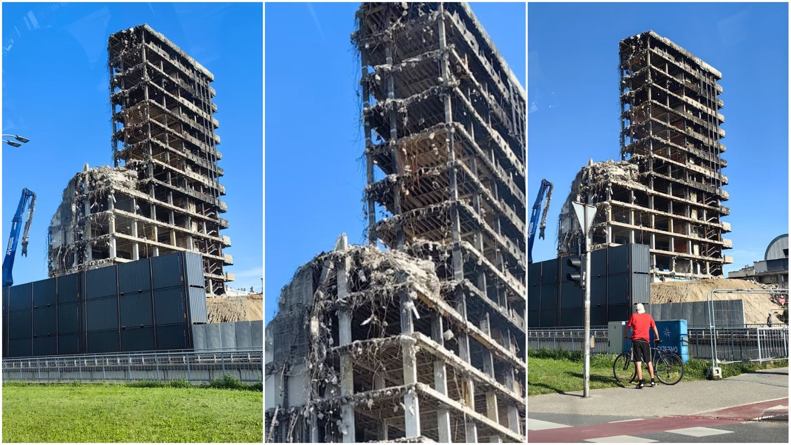Nastavlja se rušenje Vjesnika
